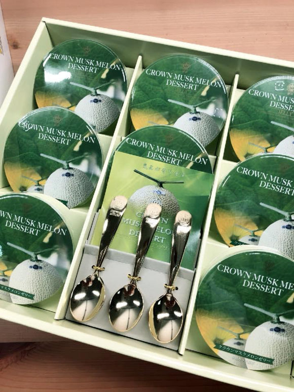 【現貨/預訂】靜岡「皇冠」蜜瓜啫喱禮盒 (8個裝) 🍈